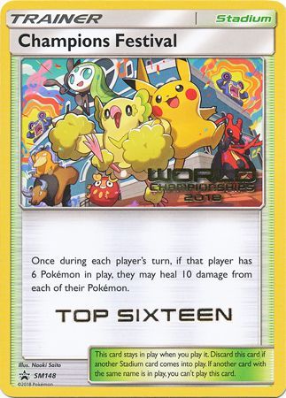 Champions Festival(SM148) (2018 Top Sixteen) [Sun & Moon: Black Star Promos] | Good Games Adelaide SA