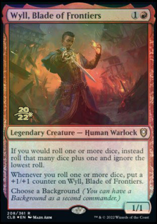 Wyll, Blade of Frontiers [Commander Legends: Battle for Baldur's Gate Prerelease Promos] | Good Games Adelaide SA