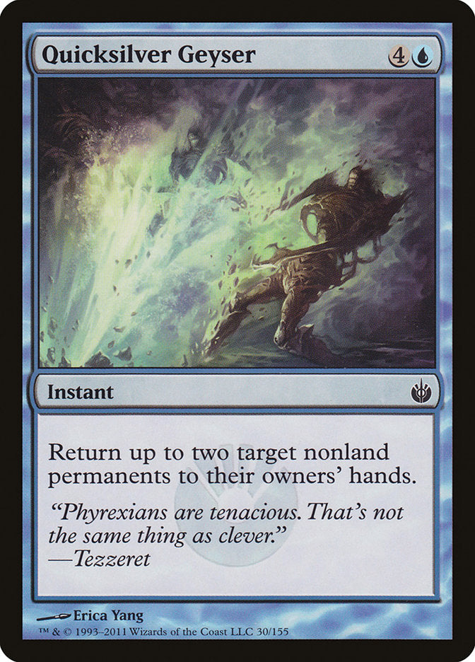 Quicksilver Geyser 30 (Mirrodin Besieged)  - Foil | Good Games Adelaide SA