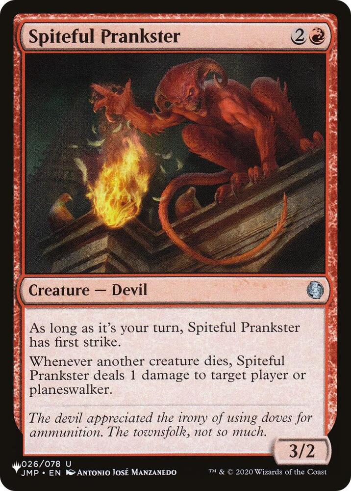 Spiteful Prankster 026/078 (The List Reprints)  | Good Games Adelaide SA