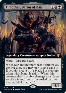 Timothar Baron of Bats Extended Art 42 (Commander: Innistrad: Crimson Vow)  | Good Games Adelaide SA