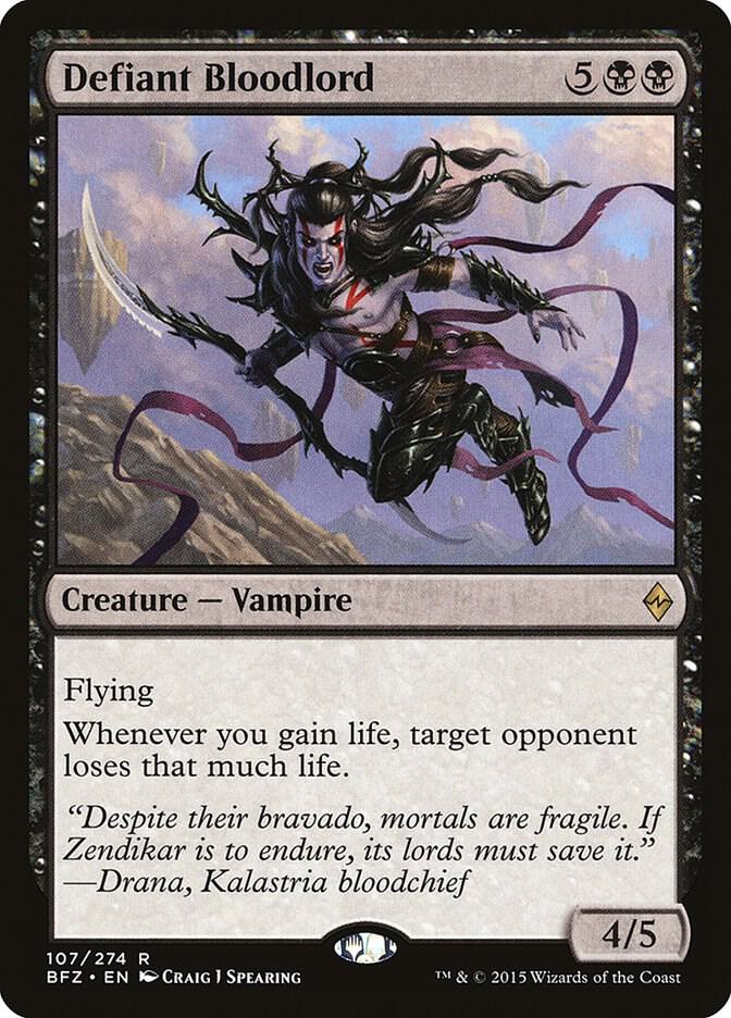Defiant Bloodlord 107 (Battle for Zendikar)  | Good Games Adelaide SA