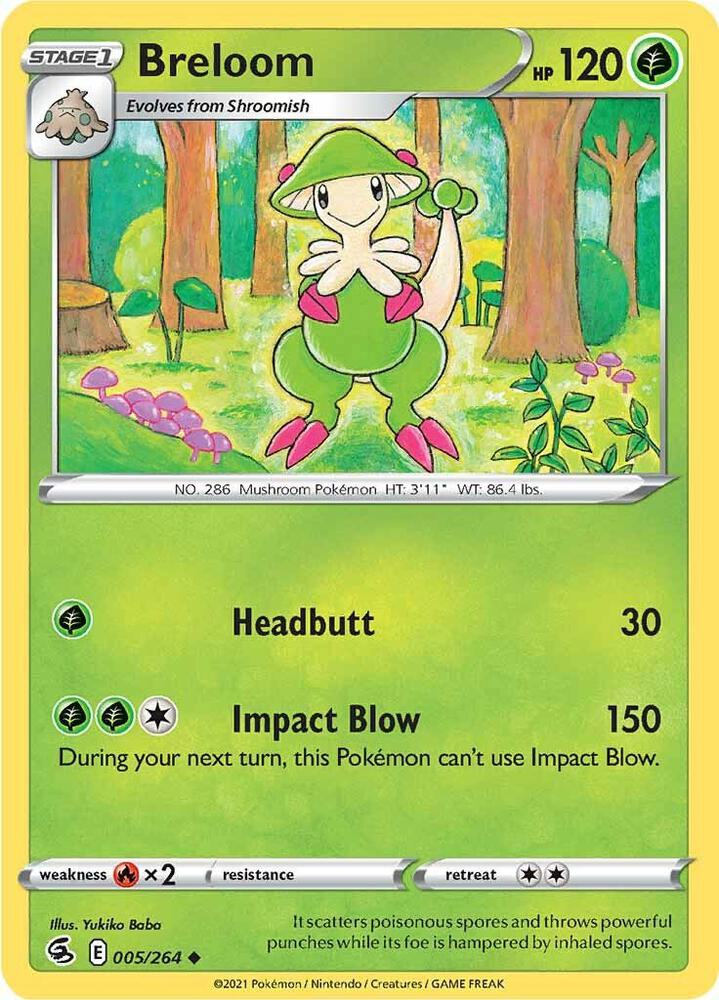 Breloom 005/264 (SWSH08: Fusion Strike)  | Good Games Adelaide SA