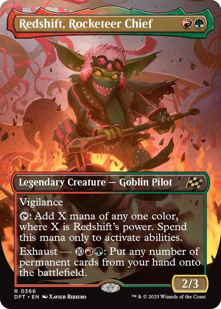 Redshift, Rocketeer Chief 366 (Aetherdrift)  - Foil | Good Games Adelaide SA