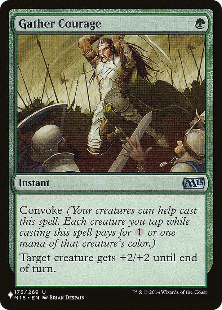 Gather Courage 175/269 (The List Reprints)  | Good Games Adelaide SA