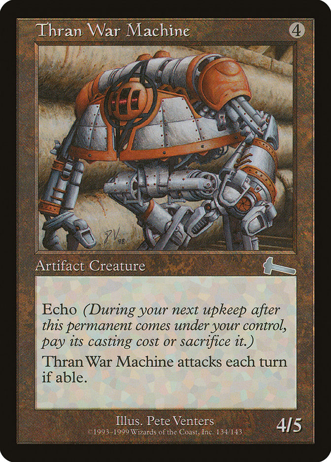 Thran War Machine 134 (Urza's Legacy)  | Good Games Adelaide SA