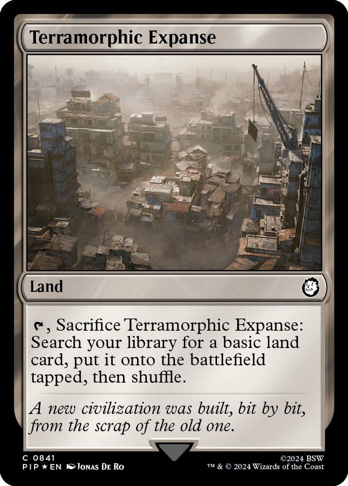 Terramorphic Expanse 841 (Universes Beyond: Fallout)  - Foil | Good Games Adelaide SA