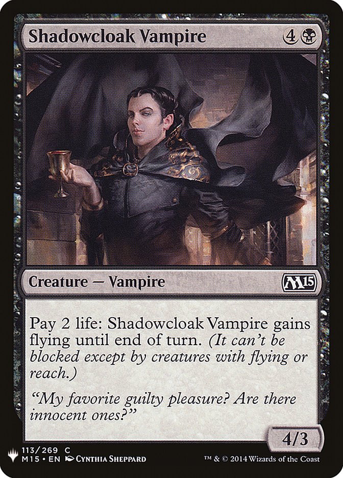 Shadowcloak Vampire [Mystery Booster] | Good Games Adelaide SA