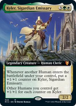 Kyler Sigardian Emissary Extended Art 42 (Commander: Innistrad: Midnight Hunt)  | Good Games Adelaide SA