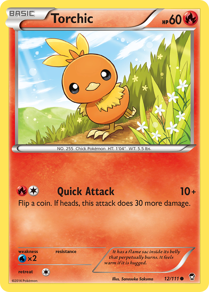 Torchic (12/111) [XY: Furious Fists] | Good Games Adelaide SA
