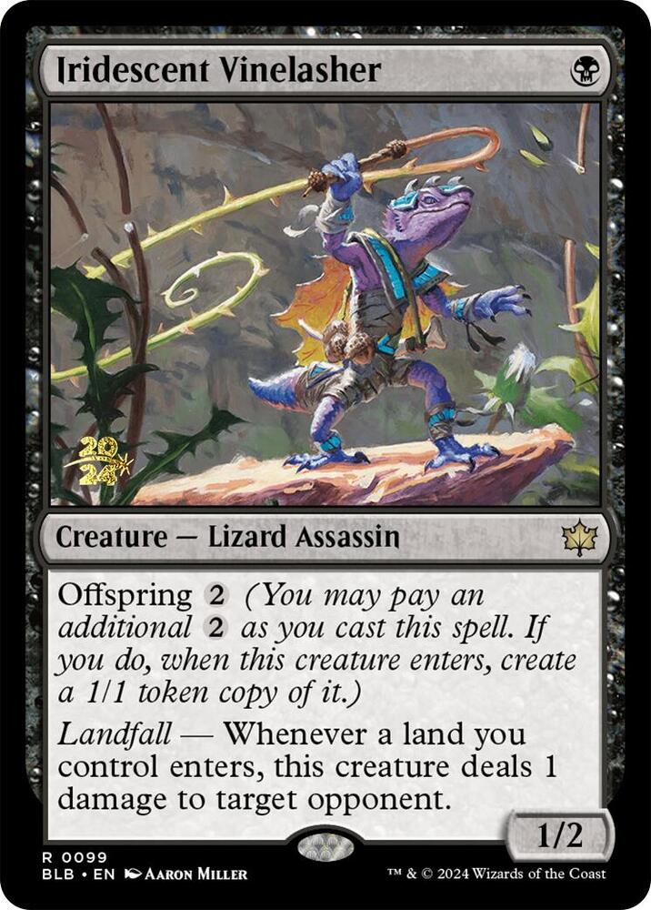 Iridescent Vinelasher 99 (Prerelease Cards)  - Foil | Good Games Adelaide SA