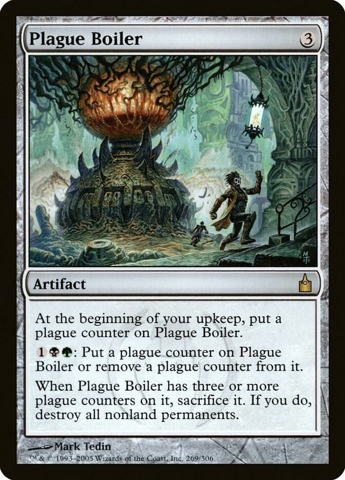 Plague Boiler 269 (Ravnica: City of Guilds)  - Foil | Good Games Adelaide SA