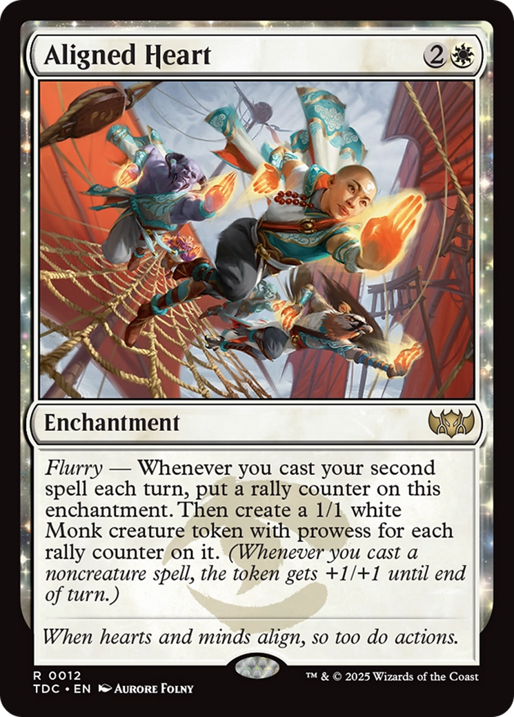 Aligned Heart [Tarkir: Dragonstorm Commander] | Good Games Adelaide SA