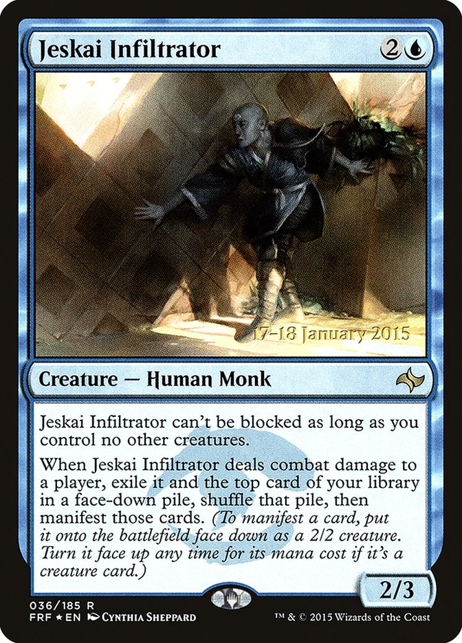 Jeskai Infiltrator [Fate Reforged Promos] | Good Games Adelaide SA