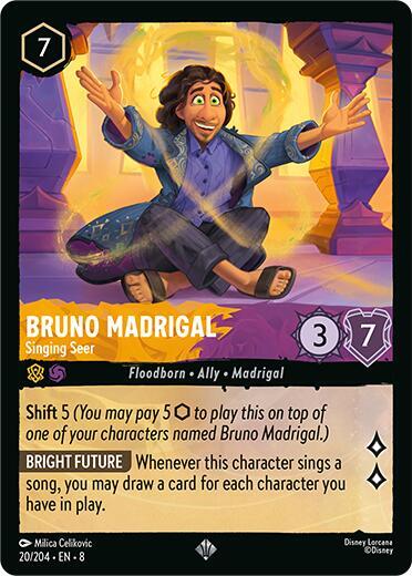 Bruno Madrigal Singing Seer 20/204 (Reign of Jafar)  | Good Games Adelaide SA