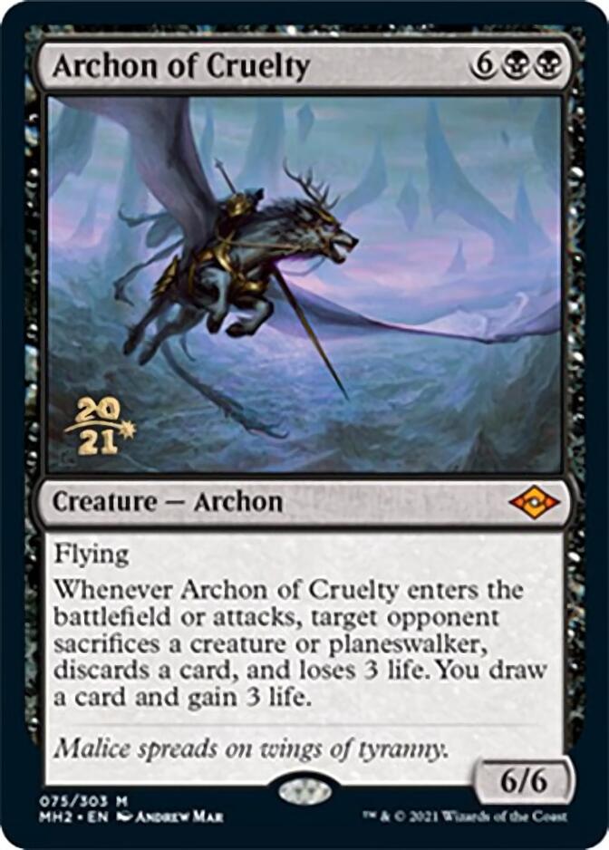 Archon of Cruelty [Modern Horizons 2 Prerelease Promos] | Good Games Adelaide SA