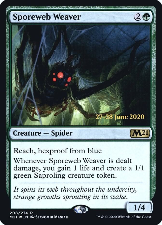 Sporeweb Weaver 208 (Prerelease Cards)  - Foil | Good Games Adelaide SA