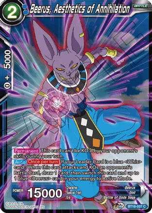 Beerus, Aesthetic of Annihilation [BT16-037] | Good Games Adelaide SA