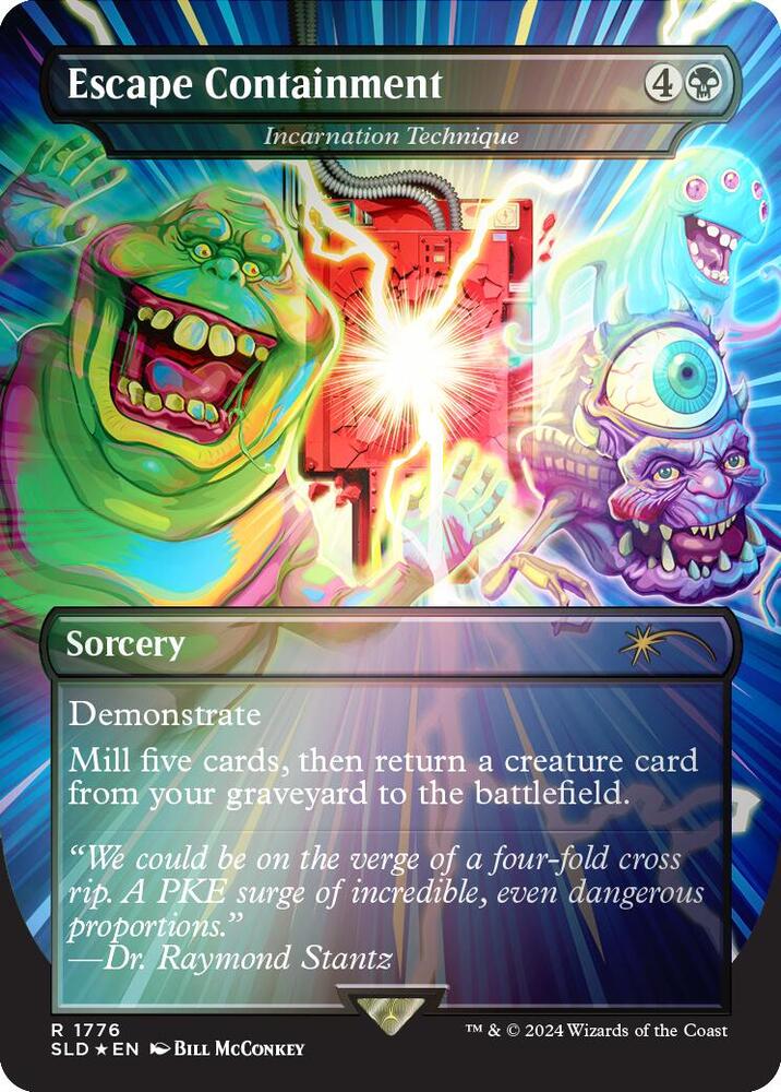 Escape Containment Incarnation Technique Rainbow Foil 1776 (Secret Lair Drop Series)  - Foil | Good Games Adelaide SA