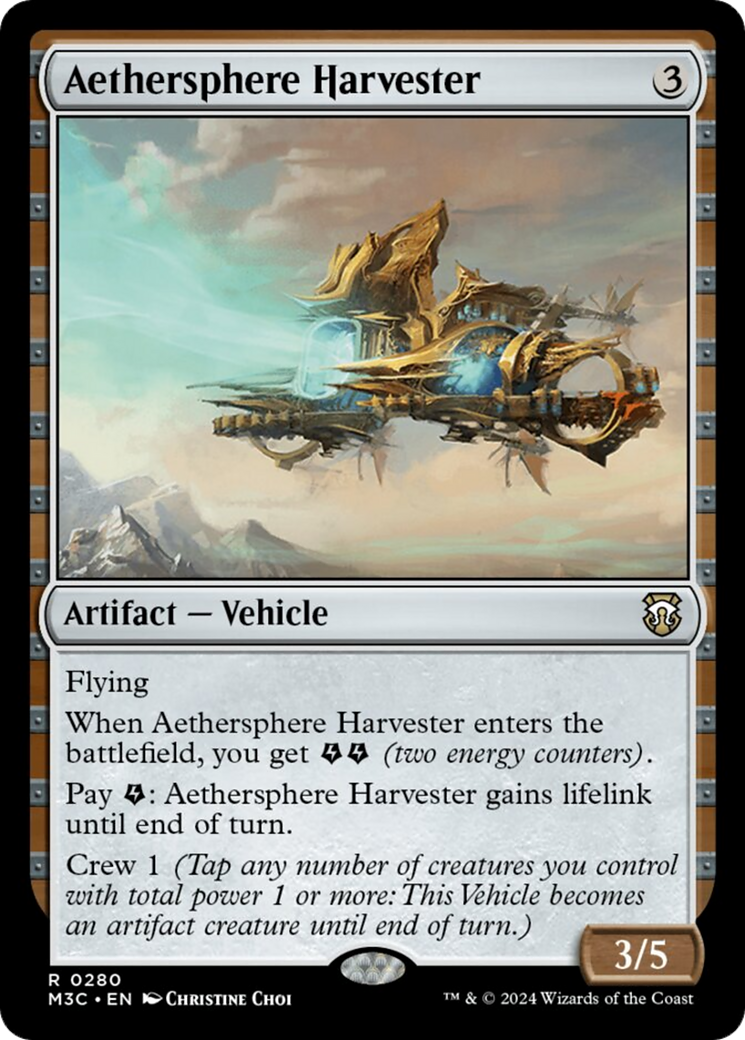 Aethersphere Harvester [Modern Horizons 3 Commander] | Good Games Adelaide SA