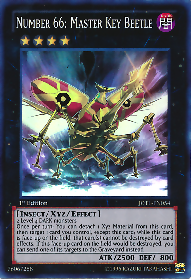 Number 66: Master Key Beetle [JOTL-EN054] Super Rare | Good Games Adelaide SA