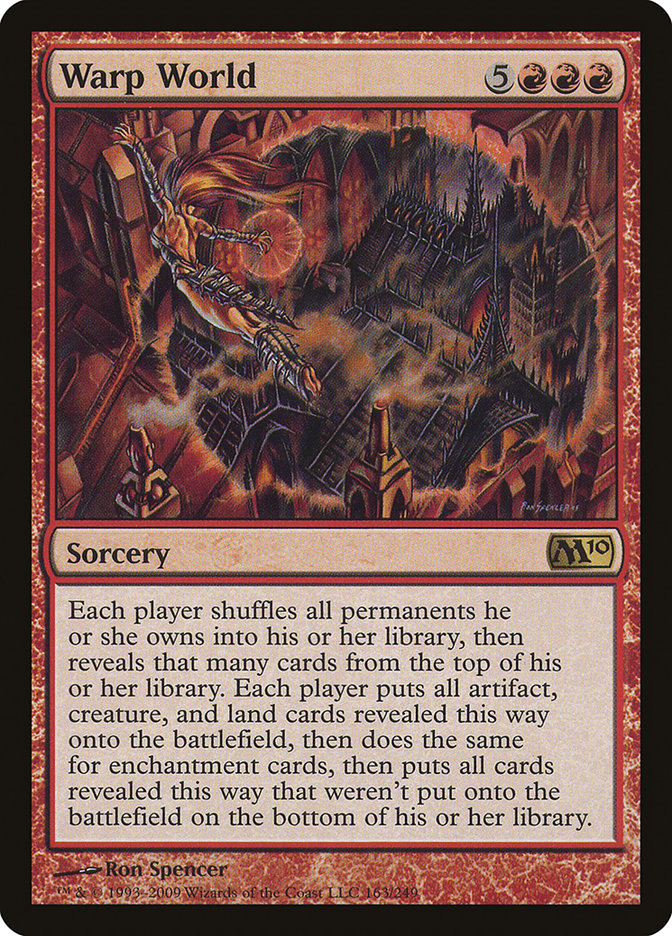 Warp World 163 (Magic 2010 (M10))  - Foil | Good Games Adelaide SA