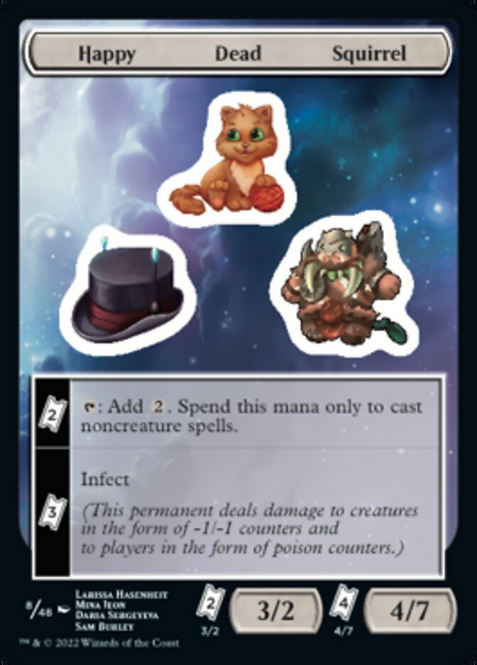 Happy Dead Squirrel [Unfinity Stickers] | Good Games Adelaide SA