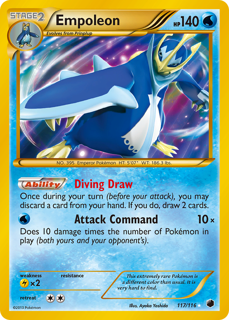 Empoleon (117/116) [Black & White: Plasma Freeze] | Good Games Adelaide SA