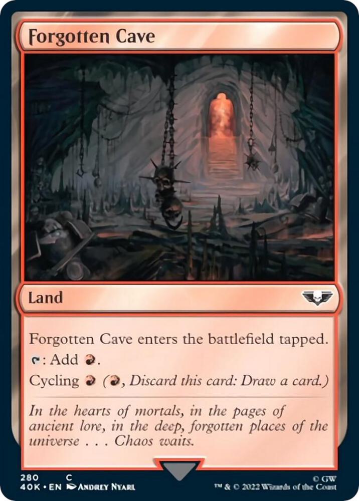Forgotten Cave 280 (Universes Beyond: Warhammer 40,000)  | Good Games Adelaide SA