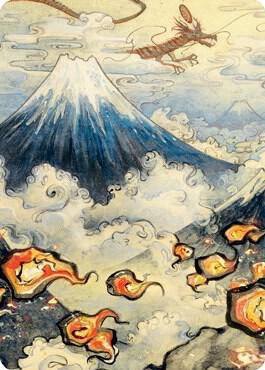 Mountain 299 Art Card 78 (Art Series: Kamigawa: Neon Dynasty)  | Good Games Adelaide SA