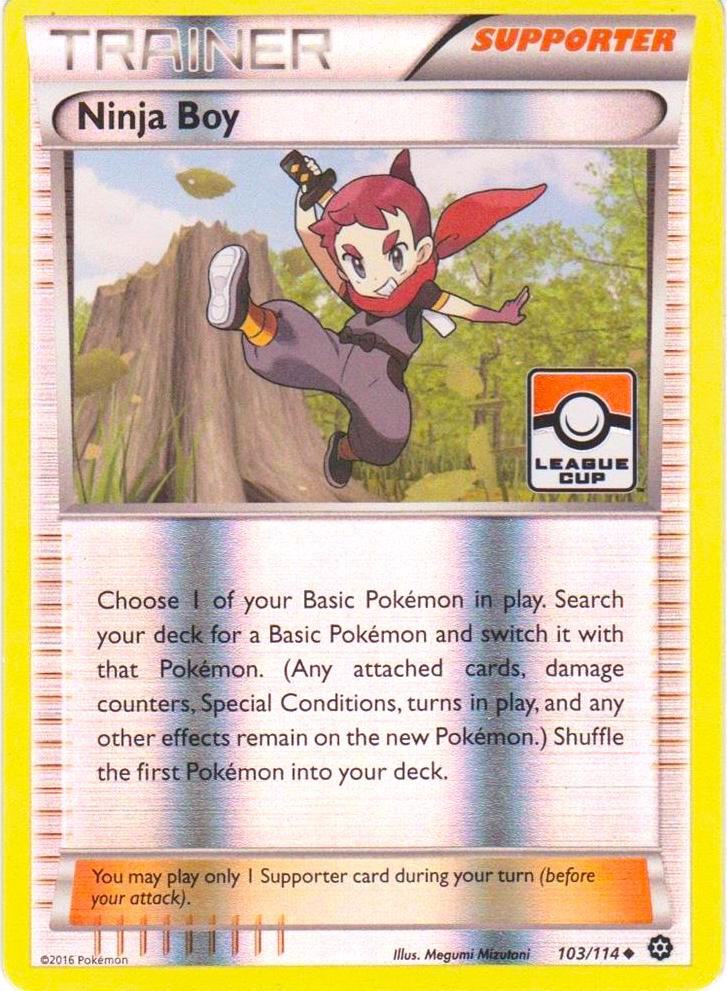 Ninja Boy 103 114 League Cup 103/114 (League & Championship Cards)  - Reverse Holofoil | Good Games Adelaide SA