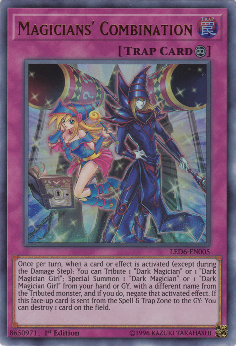 Magicians' Combination [LED6-EN005] Ultra Rare | Good Games Adelaide SA