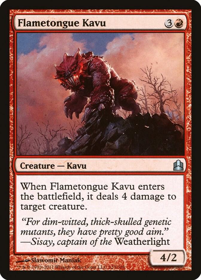 Flametongue Kavu 123 (Commander)  | Good Games Adelaide SA