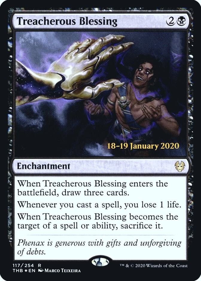 Treacherous Blessing 117 (Prerelease Cards)  - Foil | Good Games Adelaide SA