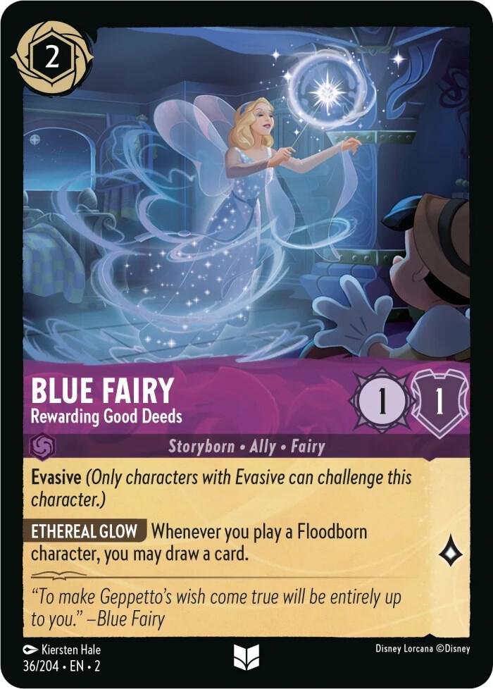 Blue Fairy Rewarding Good Deeds 36/204 (Rise of the Floodborn)  | Good Games Adelaide SA