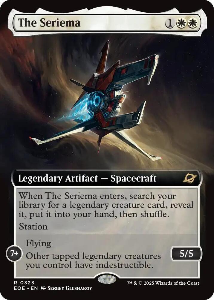 The Seriema Extended Art 323 (Edge of Eternities)  - Foil | Good Games Adelaide SA