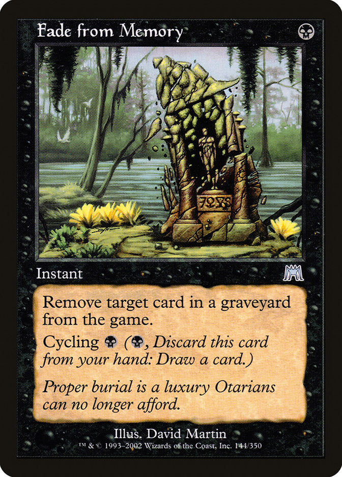 Fade from Memory 144 (Onslaught)  - Foil | Good Games Adelaide SA