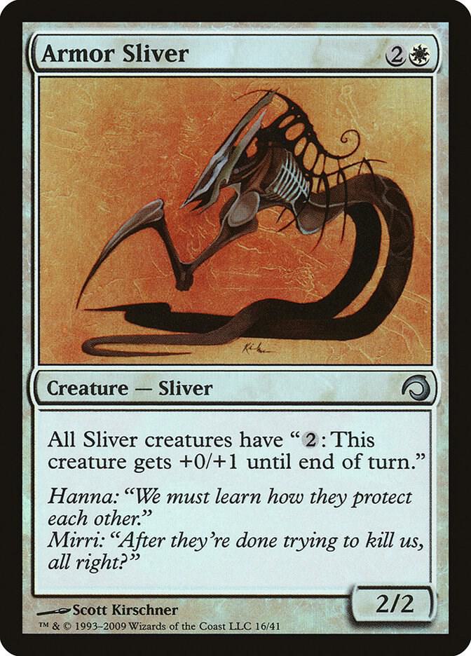 Armor Sliver 16 (Premium Deck Series: Slivers)  - Foil | Good Games Adelaide SA