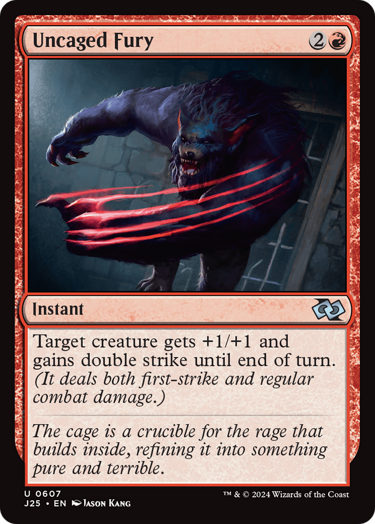Uncaged Fury [Foundations Jumpstart] | Good Games Adelaide SA