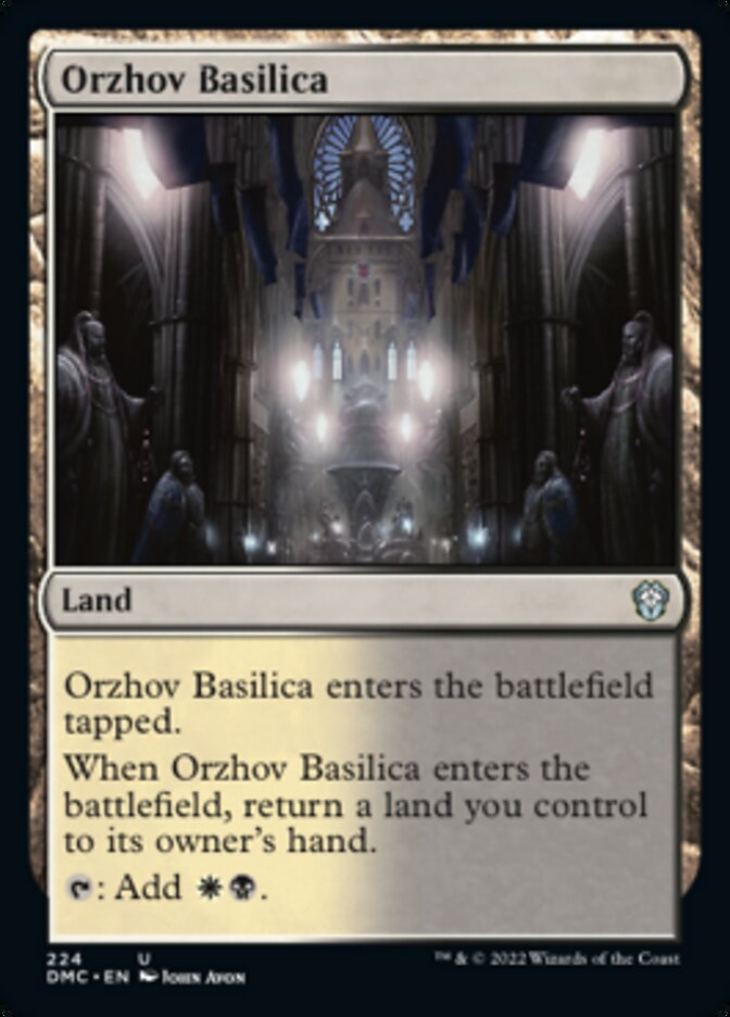 Orzhov Basilica [Dominaria United Commander] | Good Games Adelaide SA