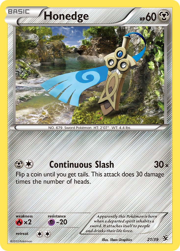 Honedge (21/39) [XY: Kalos Starter Set] | Good Games Adelaide SA
