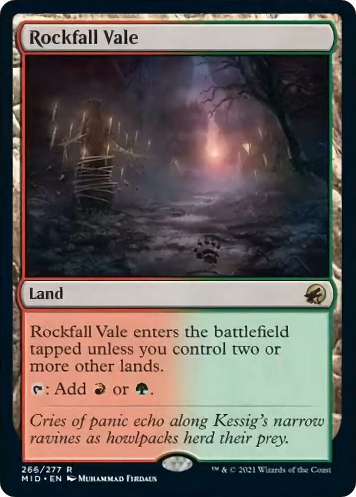 Rockfall Vale 266 (Innistrad: Midnight Hunt)  | Good Games Adelaide SA
