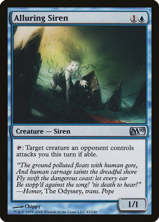 Alluring Siren 43/249 (Magic 2010 (M10))  | Good Games Adelaide SA