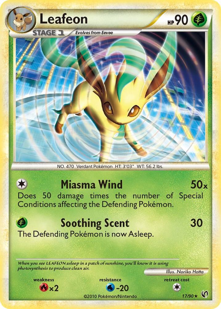 Leafeon 17/90 (Undaunted)  | Good Games Adelaide SA