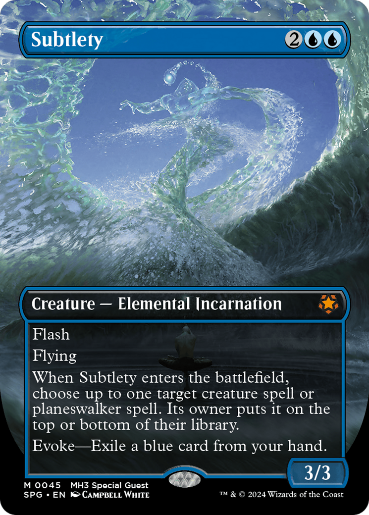 Subtlety (Borderless) [Modern Horizons 3 Special Guests] | Good Games Adelaide SA