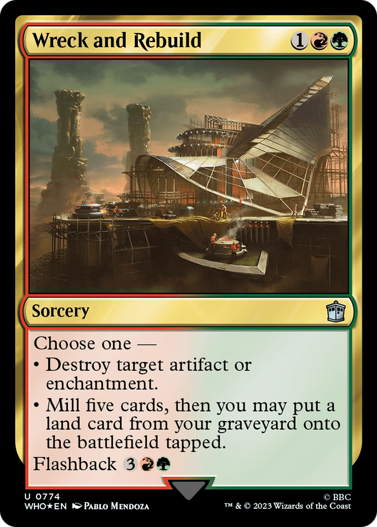 Wreck and Rebuild (Surge Foil) [Doctor Who] | Good Games Adelaide SA