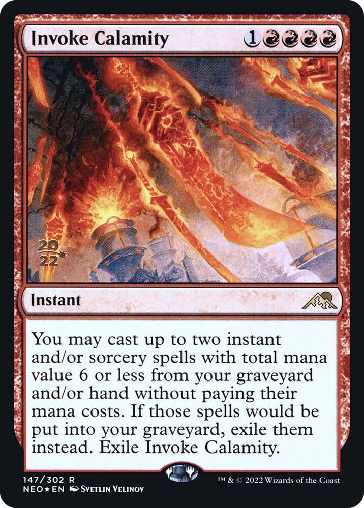 Invoke Calamity 147 (Prerelease Cards)  - Foil | Good Games Adelaide SA