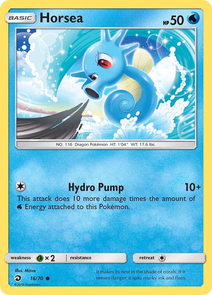 Horsea (16/70) [Sun & Moon: Dragon Majesty] | Good Games Adelaide SA