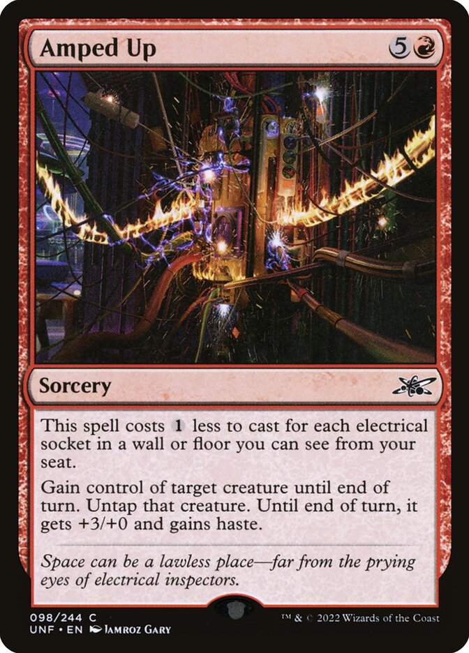 Amped Up 98 (Unfinity)  - Foil | Good Games Adelaide SA
