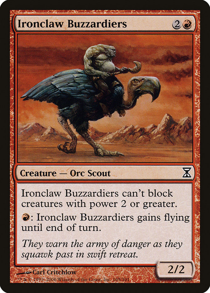 Ironclaw Buzzardiers 165 (Time Spiral)  - Foil | Good Games Adelaide SA